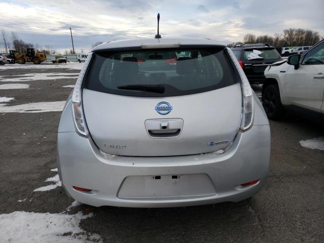 1N4AZ0CPXDC425464 - 2013 NISSAN LEAF S SILVER photo 6