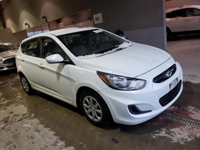 KMHCT5AE8EU162689 - 2014 HYUNDAI ACCENT GLS WHITE photo 4