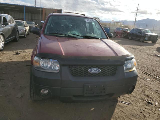 1FMCU93116KD35660 - 2006 FORD ESCAPE XLT RED photo 5