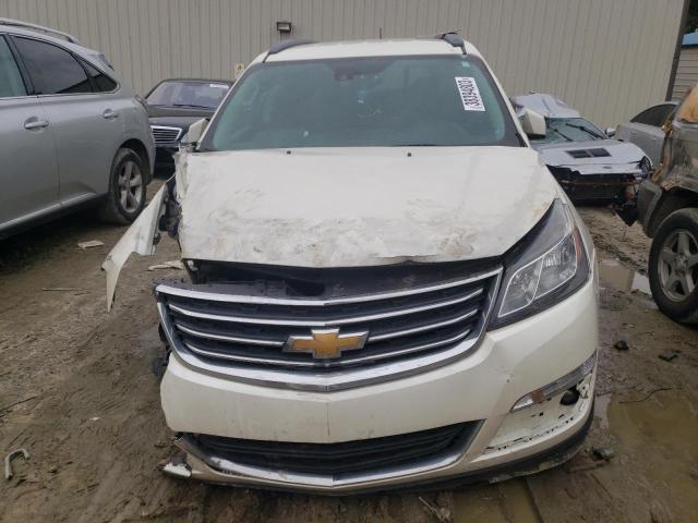 1GNKVJKD1EJ175687 - 2014 CHEVROLET TRAVERSE LTZ WHITE photo 5