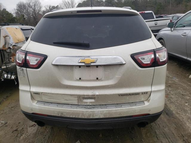 1GNKVJKD1EJ175687 - 2014 CHEVROLET TRAVERSE LTZ WHITE photo 6