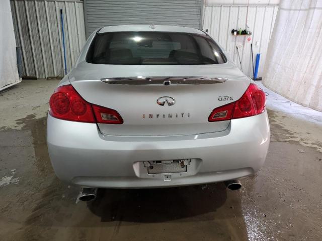 JN1CV6AR4AM453369 - 2010 INFINITI G37 SILVER photo 6