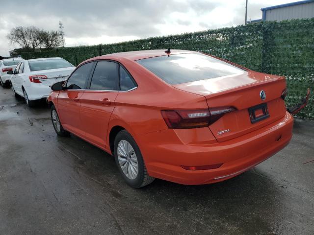 3VWC57BU2KM071379 - 2019 VOLKSWAGEN JETTA S ORANGE photo 2