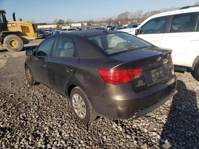 KNAFU4A23D5648122 - 2013 KIA FORTE EX BROWN photo 2