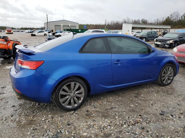 KNAFW6A33C5505233 - 2012 KIA FORTE SX BLUE photo 3