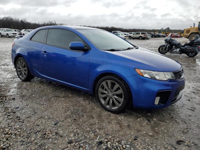 KNAFW6A33C5505233 - 2012 KIA FORTE SX BLUE photo 4