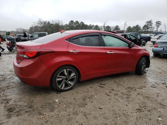 KMHDH4AE2EU108532 - 2014 HYUNDAI ELANTRA SE RED photo 3