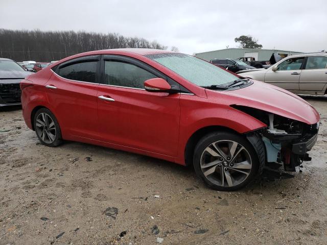 KMHDH4AE2EU108532 - 2014 HYUNDAI ELANTRA SE RED photo 4