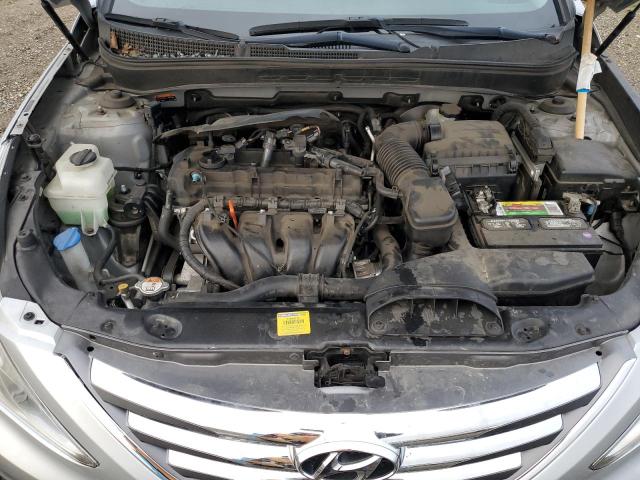 5NPEC4AC8EH924208 - 2014 HYUNDAI SONATA SE GRAY photo 11