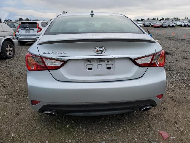 5NPEC4AC8EH924208 - 2014 HYUNDAI SONATA SE GRAY photo 6