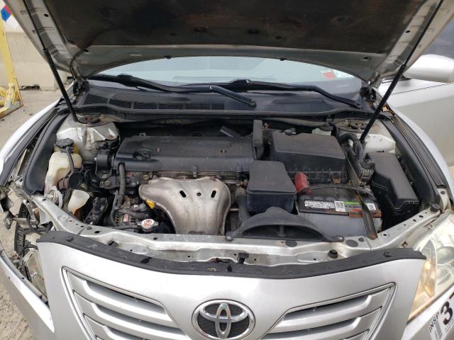 4T1BE46K87U647125 - 2007 TOYOTA CAMRY CE SILVER photo 11