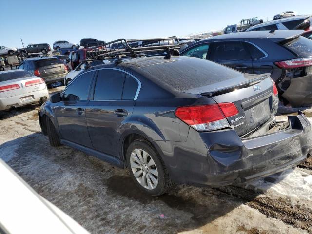 4S3BMDK62B2243001 - 2011 SUBARU LEGACY 3.6R LIMITED CHARCOAL photo 2