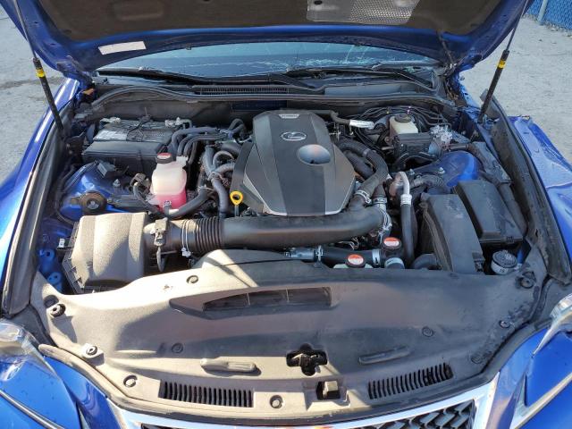 JTHBA1D20G5009042 - 2016 LEXUS IS 200T BLUE photo 11