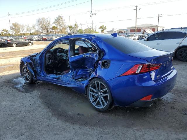 JTHBA1D20G5009042 - 2016 LEXUS IS 200T BLUE photo 2