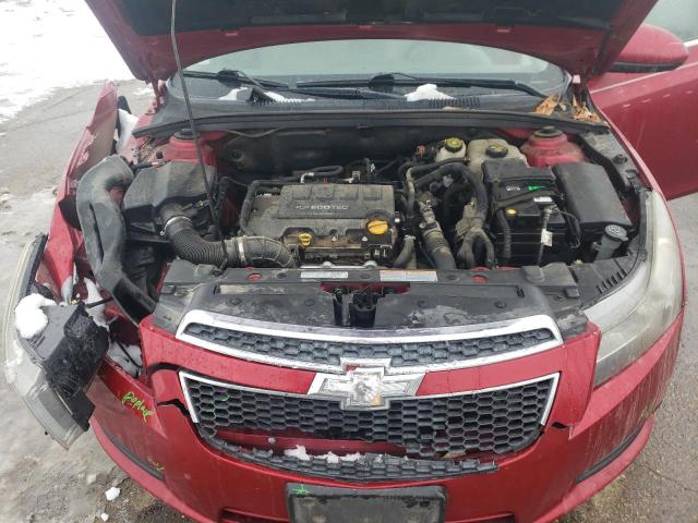 1G1PH5S90B7224663 - 2011 CHEVROLET CRUZE LTZ RED photo 11