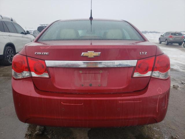 1G1PH5S90B7224663 - 2011 CHEVROLET CRUZE LTZ RED photo 6