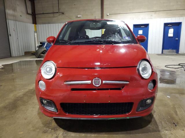 3C3CFFBR2DT536598 - 2013 FIAT 500 SPORT RED photo 5