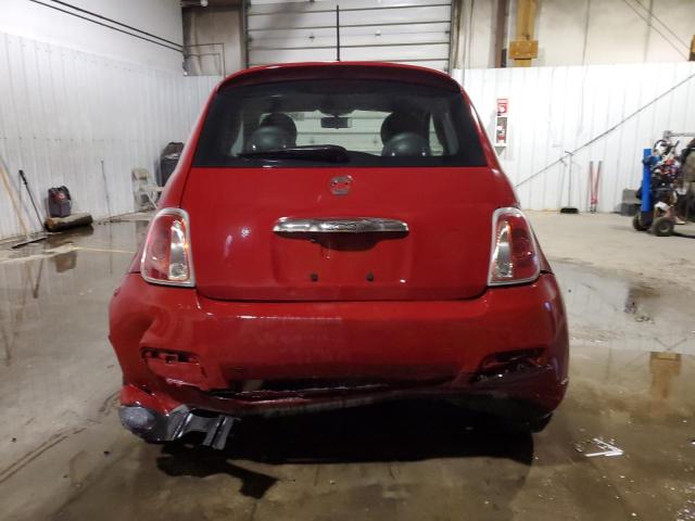 3C3CFFBR2DT536598 - 2013 FIAT 500 SPORT RED photo 6