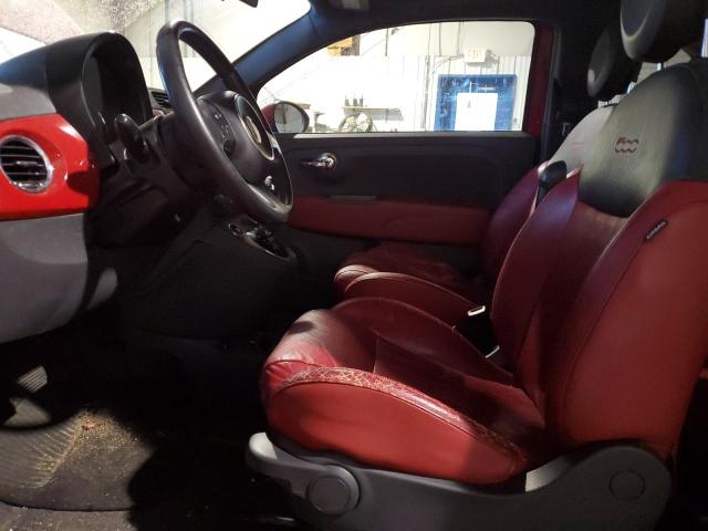 3C3CFFBR2DT536598 - 2013 FIAT 500 SPORT RED photo 7