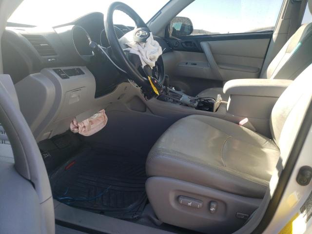 JTEDA41A892004162 - 2009 TOYOTA HIGHLANDER WHITE photo 7