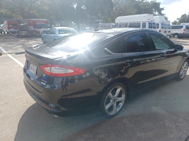 3FA6P0HD8ER184288 - 2014 FORD FUSION SE BLACK photo 4