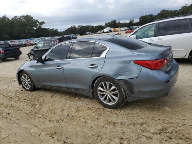 JN1BV7AP1FM347341 - 2015 INFINITI Q50 BASE GRAY photo 2