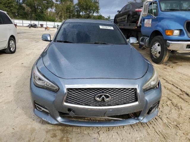 JN1BV7AP1FM347341 - 2015 INFINITI Q50 BASE GRAY photo 5