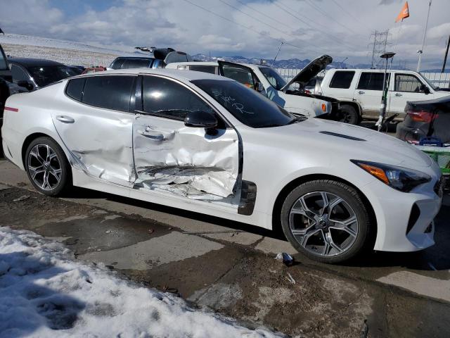 KNAE15LA7L6087186 - 2020 KIA STINGER WHITE photo 4