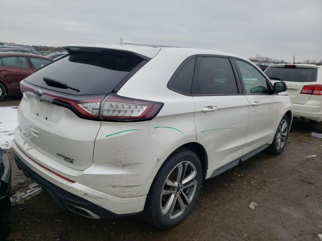 2FMTK4AP4FBC35997 - 2015 FORD EDGE SPORT WHITE photo 3