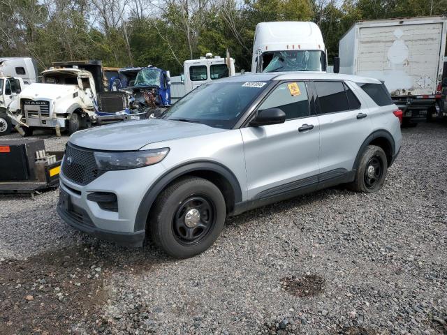 1FM5K8ABXNGB29260 - 2022 FORD EXPLORER POLICE INTERCEPTOR GRAY photo 1