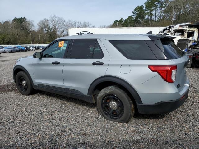 1FM5K8ABXNGB29260 - 2022 FORD EXPLORER POLICE INTERCEPTOR GRAY photo 2