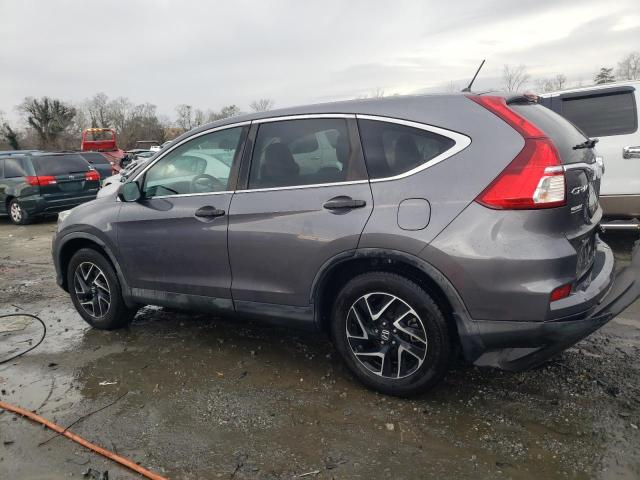 5J6RM3H42GL024260 - 2016 HONDA CR-V SE GRAY photo 2