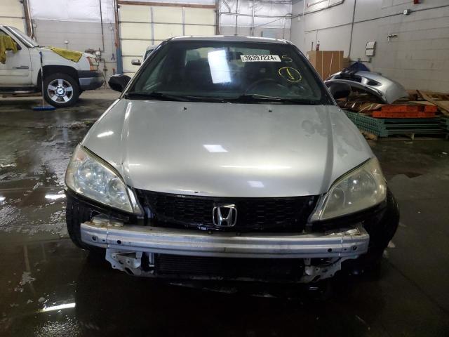 1HGEM22514L083992 - 2004 HONDA CIVIC LX SILVER photo 5