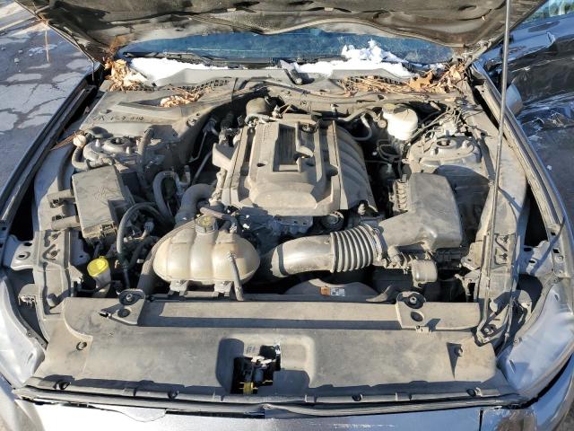 1FA6P8TH0H5218577 - 2017 FORD MUSTANG GRAY photo 11