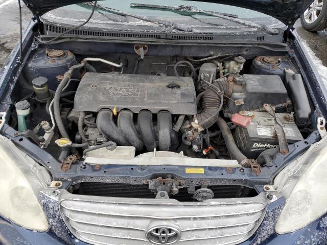 2T1BR32E43C134822 - 2003 TOYOTA COROLLA CE BLUE photo 11