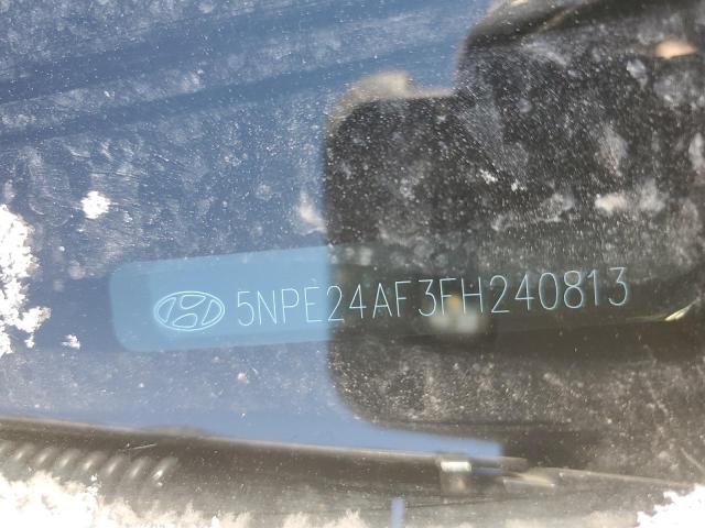 5NPE24AF3FH240813 - 2015 HYUNDAI SONATA SE SILVER photo 12