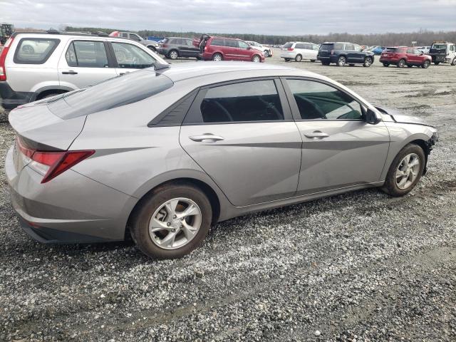 KMHLL4AG9NU300865 - 2022 HYUNDAI ELANTRA SE GRAY photo 3