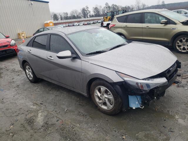 KMHLL4AG9NU300865 - 2022 HYUNDAI ELANTRA SE GRAY photo 4