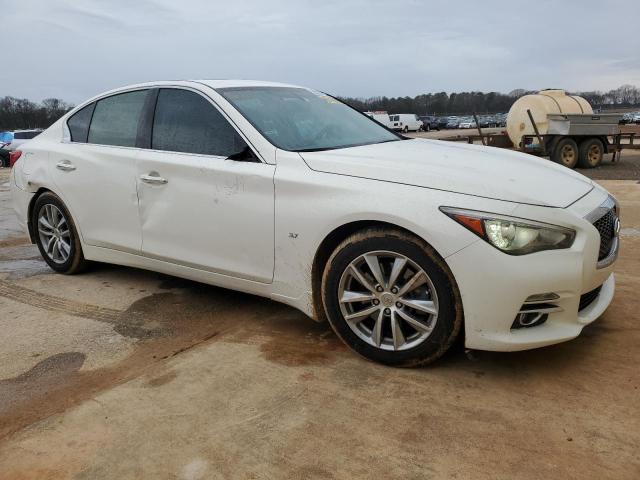 JN1BV7AP4EM676940 - 2014 INFINITI Q50 BASE WHITE photo 4