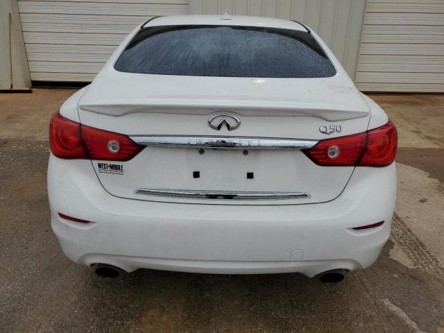 JN1BV7AP4EM676940 - 2014 INFINITI Q50 BASE WHITE photo 6