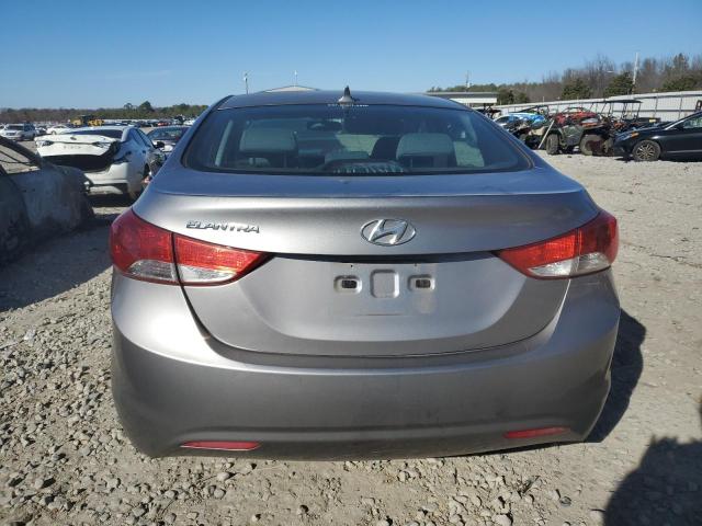 KMHDH4AE3DU574758 - 2013 HYUNDAI ELANTRA GLS SILVER photo 6