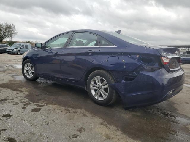 5NPEB4AC7DH702535 - 2013 HYUNDAI SONATA GLS BLUE photo 2