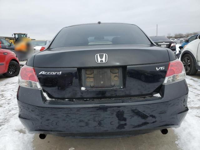 1HGCP36858A045899 - 2008 HONDA ACCORD EXL BLACK photo 6