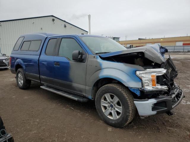 1FTFX1C56JKE98410 - 2018 FORD F150 SUPER CAB BLUE photo 4