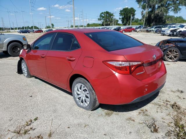 5YFBURHEXJP776466 - 2018 TOYOTA COROLLA L RED photo 3