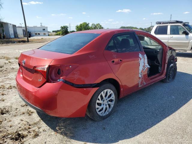 5YFBURHEXJP776466 - 2018 TOYOTA COROLLA L RED photo 4