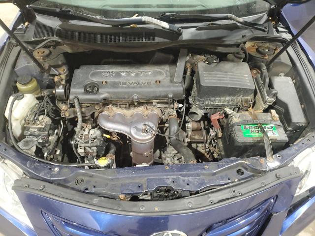 4T1BE46K57U086253 - 2007 TOYOTA CAMRY CE BLUE photo 11