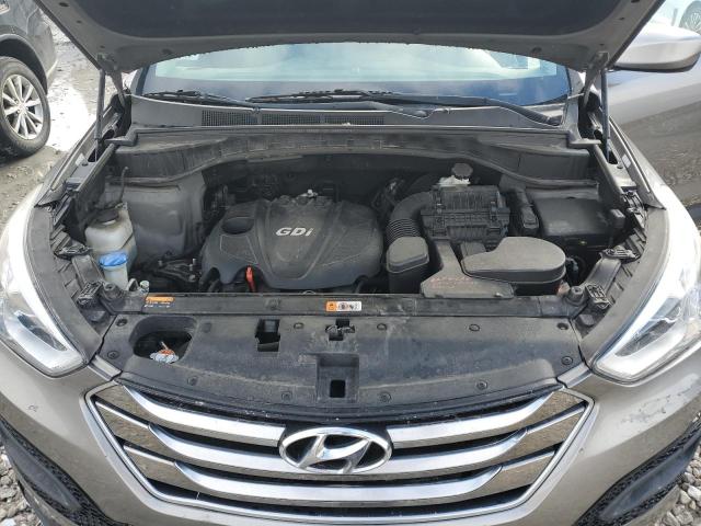 5XYZTDLB6GG372627 - 2016 HYUNDAI SANTA FE S GRAY photo 11