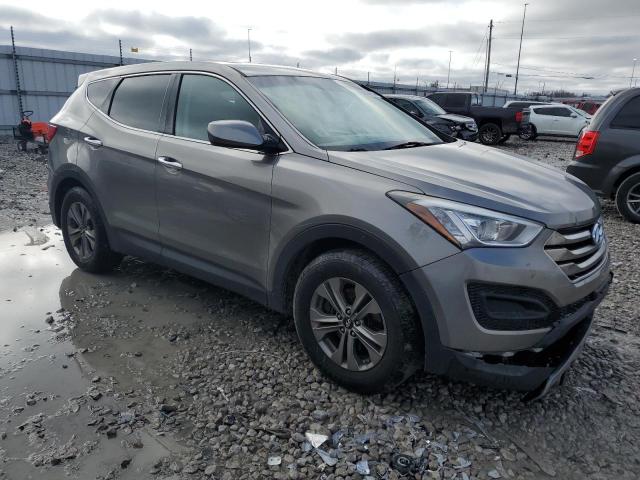 5XYZTDLB6GG372627 - 2016 HYUNDAI SANTA FE S GRAY photo 4