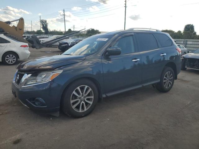 5N1AR2MM5EC687402 - 2014 NISSAN PATHFINDER S 蓝色 照片 1
